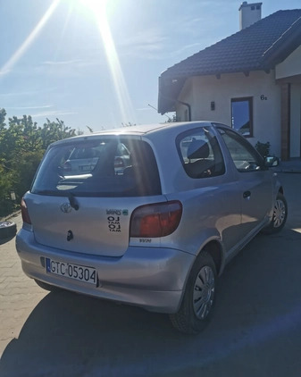Toyota Yaris cena 3800 przebieg: 276000, rok produkcji 2001 z Tczew małe 67